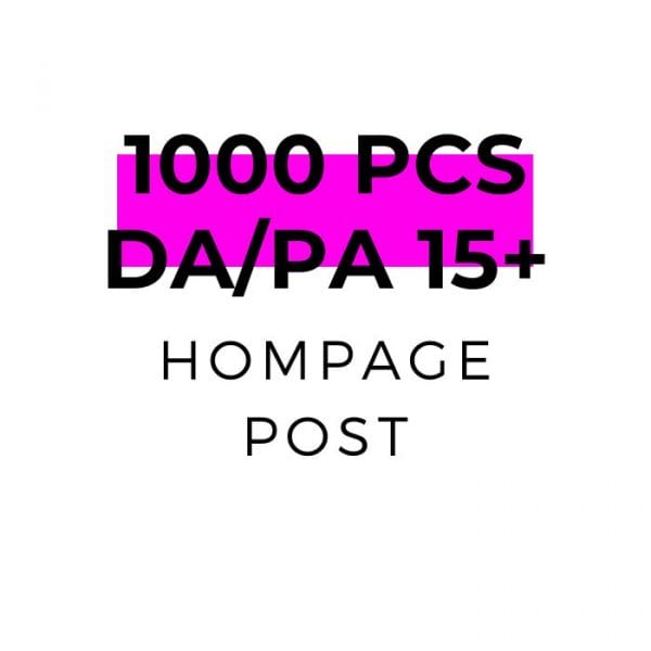 1000 PBN Homepage Post