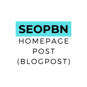 Homepage Post